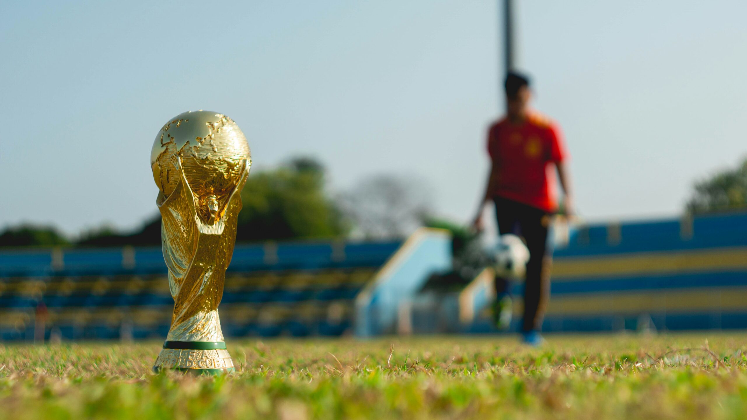 world cup 2026 logo design showing the official tournament branding concept featuring the trophy and the number 26 representing the visual identity of the 2026 world cup