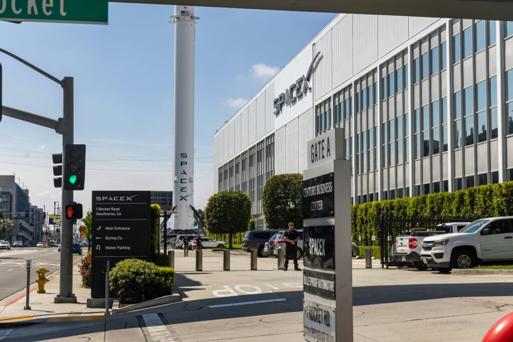 spacex headquarters and facilities showing the hawthorne california rocket factory and starbase texas launch site representing spacex's main locations