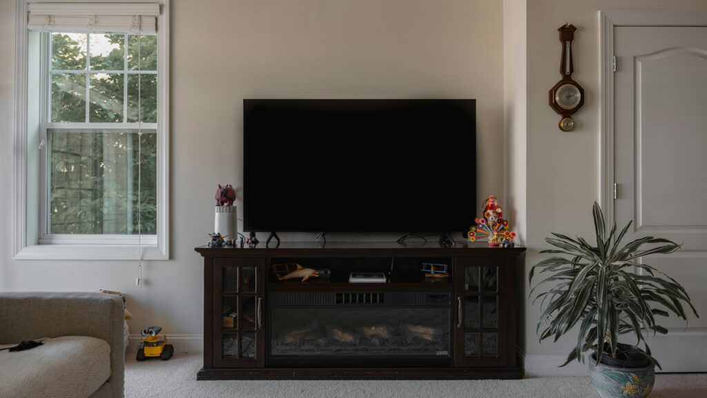 86 inch tv dimensions diagram showing width height and depth measurements of an 86 inch 16:9 television with and without stand