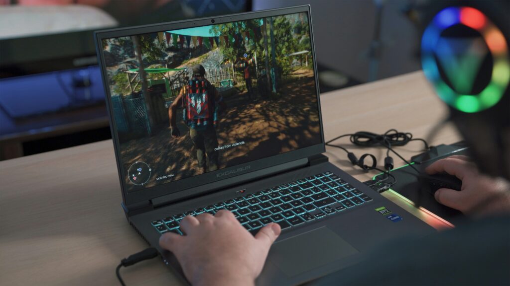 Best gaming laptops under 300 500 dollars 2026 showing budget gaming laptop with game on screen representing good gaming laptops under 500 cheap gaming laptop under 300 dedicated gpu steam fortnite budget gaming guide