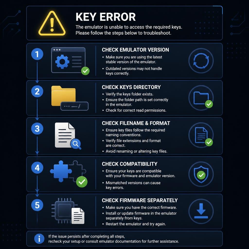 Nintendo Switch key errors troubleshooting guide